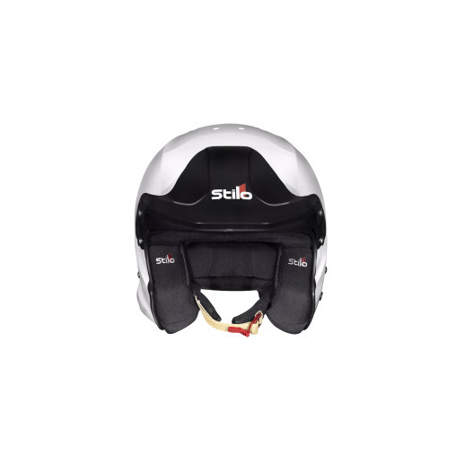 Casque Stilo Venti Trophy jet blanc/noir sans clip Hans Casque Stilo Venti Trophy jet blanc/noir sans clip Hans