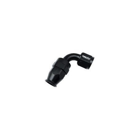Raccord femelle 90° OBP type PTFE aluminium noir