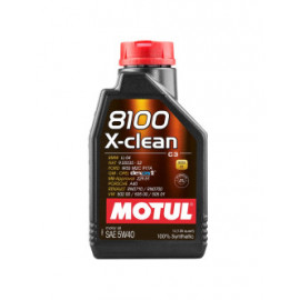 Huile moteur MOTUL 8100 X-CLEAN 5W40 - bidon de 1L