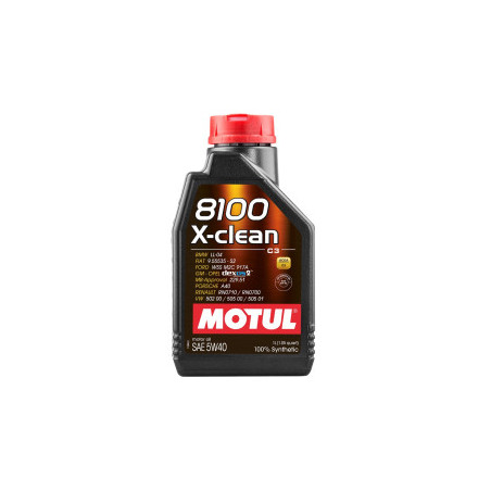 Huile moteur MOTUL 8100 X-CLEAN 5W40 - bidon de 1L