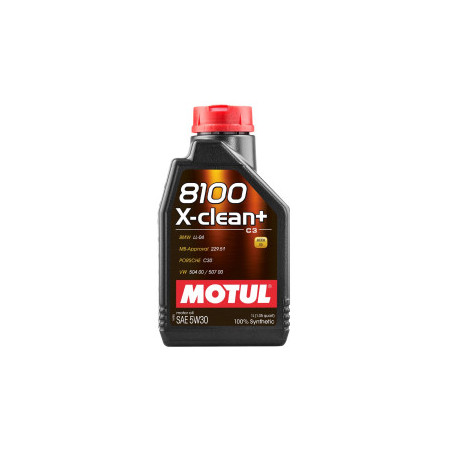 Huile moteur MOTUL 8100 X-CLEAN + 5W30 - bidon de 1L