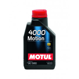 Huile moteur MOTUL 4000 MOTION 15W50 - bidon de 1L