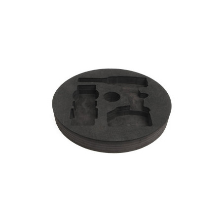 Mousse KIELDER pour emplacement roue de secours avec découpe sangle de remorquage et trou central