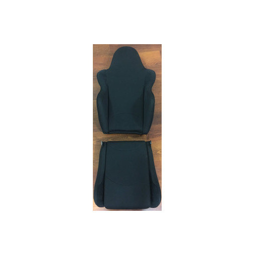 Dossier + Assise Baquet Comfort 05 Noir Spécial