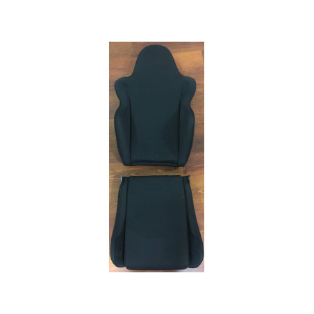 Dossier + Assise Baquet Comfort 05 Noir Spécial