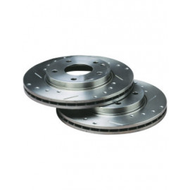 Disques de frein Bratex Groupe A Percés rainurés BMW E21 318I Avant 255x12,7mm