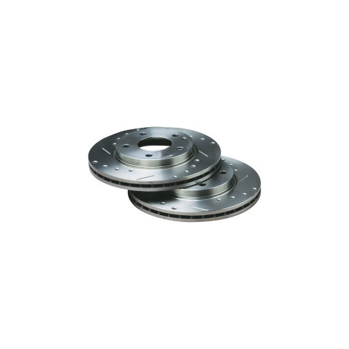 Disques de frein Bratex Groupe A Percés rainurés BMW E21 318I Avant 255x12,7mm