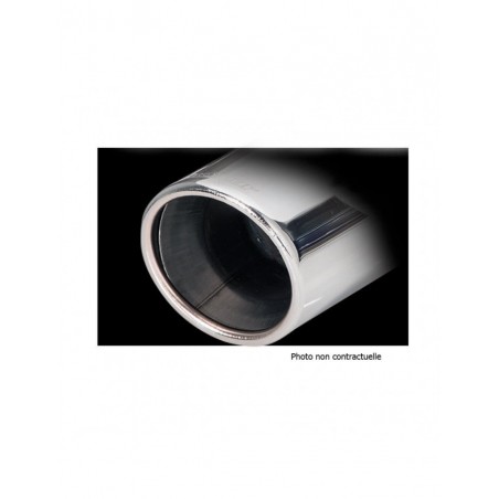 Sortie Echappement Inoxcar Ronde Diamètre 80 X-Race Chrome longueur 250mm