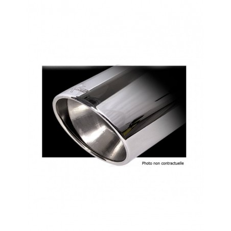 Sortie Echappement Inoxcar Ronde Diamètre 110 X-Race Chrome longueur 230mm