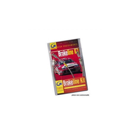 Kit Flexibles de Frein Durite Aviation Complet Goodridge Volkswagen SCIROCCO 2008- 4 Pièces