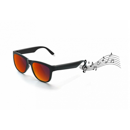 CALLIBER Lunettes de soleil intelligentes Bluetooth – Verres polarisés – Commande facile – Microphone