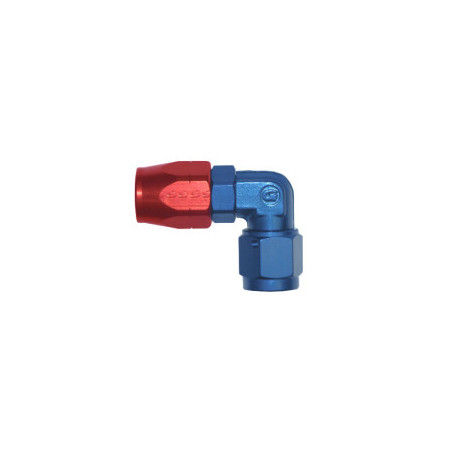 Raccord femelle tournant Goodridge 90° aluminium 9/16x18 JIC