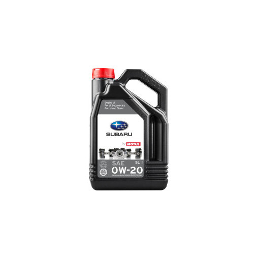Huile moteur SUBARU by MOTUL 0W20 - Bidon de 5L Huile moteur SUBARU by MOTUL 0W20 - Bidon de 5L
