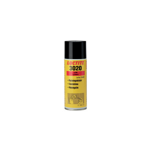 Spray adhésif Loctite 3020 pour le maintien des joints pré découpés (ex 99 MA) 400ml Spray adhésif Loctite 3020 pour le maintien des joints pré découpés (ex 99 MA) 400ml