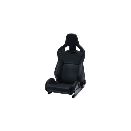 Siège baquet RECARO Sportster CS avec airbag universel latéral - Simili Cuir Noir