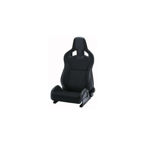 Siège baquet RECARO Sportster CS - Dinamica Noir / Simili Cuir Noir côté droit