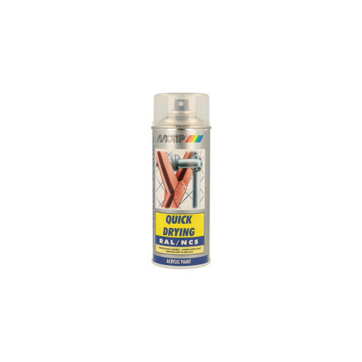 Vernis aérosol Transparent Usage Professionnel MOTIP RAL 400ml Vernis aérosol Transparent Usage Professionnel MOTIP RAL 400ml
