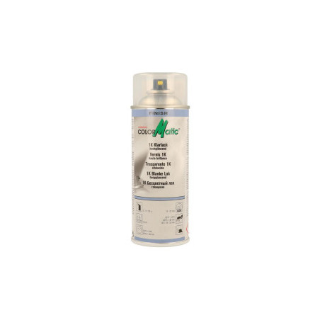 Vernis 1K Transparent haute brillance 400ml COLORMATIC
