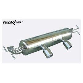 Terminaux / Silencieux Inoxcar Inox Renault Megane 2 2.0 RS Sorties Ovales 2x120x80mm