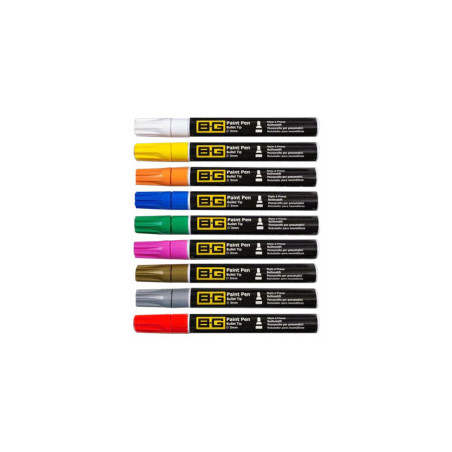 Pack feutres à pneu BG-Racing diamètre 3mm - 6mL - 9 couleurs