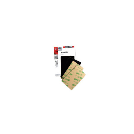 Cales anti-bruit adhésives pour plaquettes de frein Ferodo 95x60mm (x4)