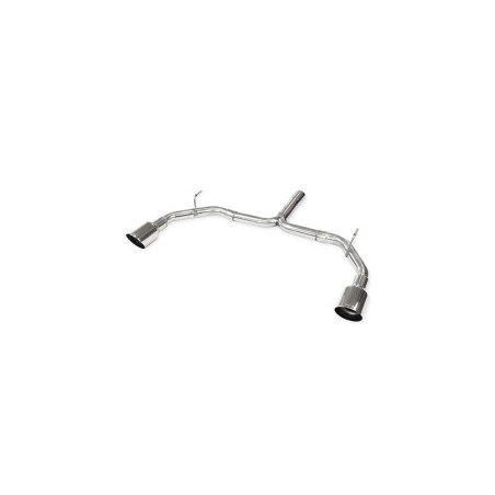 Terminal sans silencieux Inoxcar droit + gauche 100 Racing pour Alfa Romeo Giuletta 1750Tbi Veloce 240cv après 2016