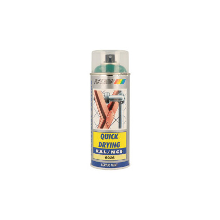Peinture aérosol RAL 6026 MOTIP RAL 400ml