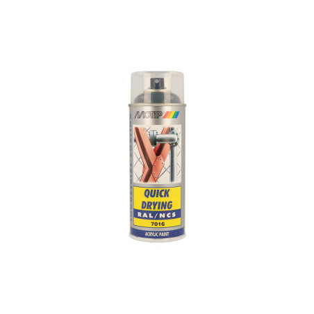 Peinture aérosol RAL 7016 MOTIP RAL 400ml
