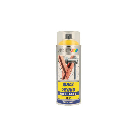 Peinture aérosol RAL 1021 MOTIP RAL 400ml
