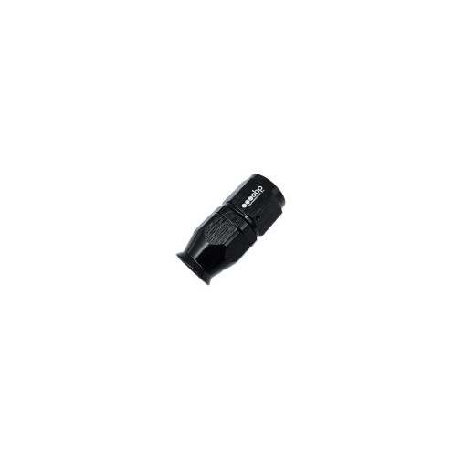 Raccord femelle droit OBP type PTFE aluminium noir