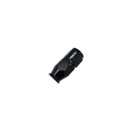 Raccord femelle droit OBP type PTFE aluminium noir