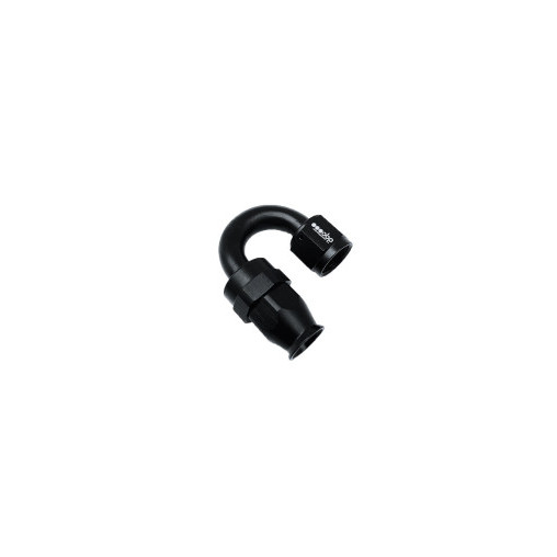 Raccord femelle 180° OBP type PTFE aluminium noir