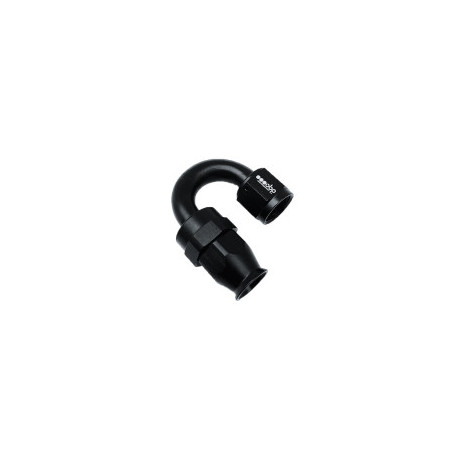 Raccord femelle 180° OBP type PTFE aluminium noir
