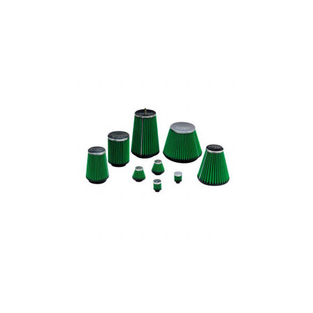 Filtre à air cylindrique GREEN FILTER Diamètre sortie 65mm, Cylindre D140mm hauteur 55