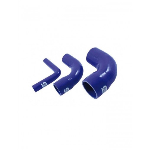 Coude Réducteur Silicone Silicon Hoses 22-16mm 90° Bleu