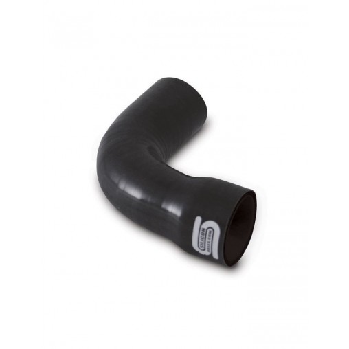 Coude Réducteur Silicone Silicon Hoses 63-57mm 90° Noir