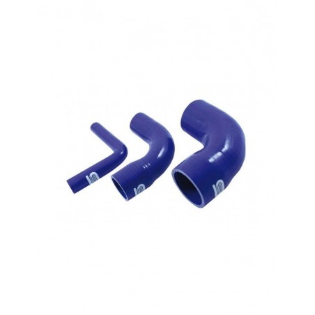 Coude Réducteur Silicone Silicon Hoses 63-51mm 90° Bleu