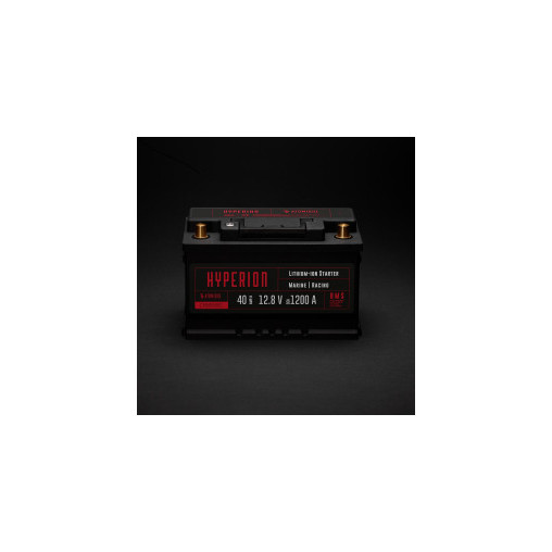Batterie Lithium Atomique Batteries Hyperion 40-T6 Lithium-ion LiFePO4 12V haute performance 40Ah