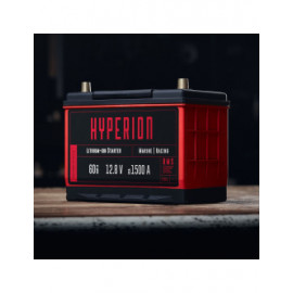 Batterie Lithium Atomique Batteries Hyperion 60 Lithium-ion LiFePO4 12V haute performance 60Ah