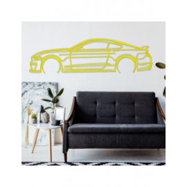 Décoration à poser Art Design support acier - silhouette Ford MUSTANG GT