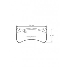 Plaquettes de frein Pagid S8005 RSL1,RSL19