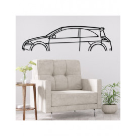 Décoration à poser Art Design support acier - silhouette Renault MEGANE 2RS Décoration à poser Art Design support acier - silhouette Renault MEGANE 2RS