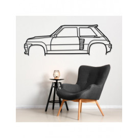 Décoration murale Art Design - silhouette Renault R5 ALP. CLASSIC Décoration murale Art Design - silhouette Renault R5 ALP. CLASSIC