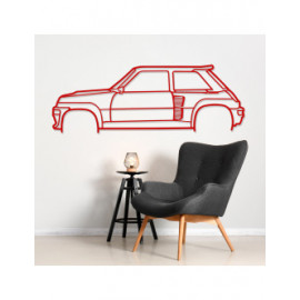 Décoration murale Art Design - silhouette Renault R5 ALP. CLASSIC Décoration murale Art Design - silhouette Renault R5 ALP. CLASSIC