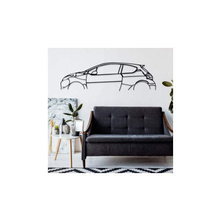 Décoration murale Art Design - silhouette Porsche 550 SPYPERS