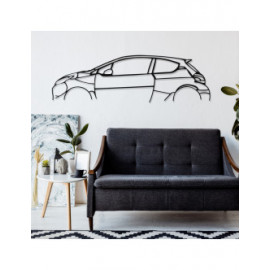 Décoration murale Art Design - silhouette Ford MUSTANG MACH 1 - FRONT