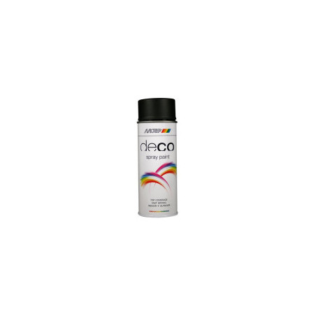 Peinture glycero Noir Satine 400ml RAL 9005
