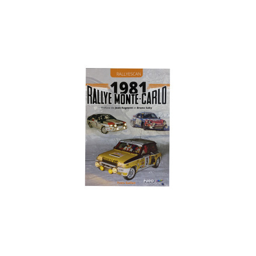 Livre Rallye Monte-carlo 1981