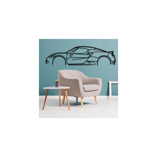 Décoration murale Art Design - silhouette Alfa Romeo 4C Décoration murale Art Design - silhouette Alfa Romeo 4C
