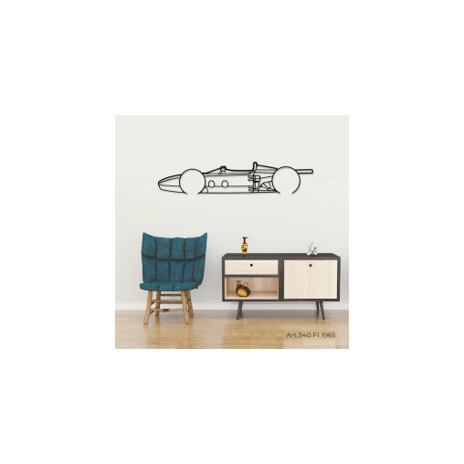 Décoration murale Art Design - silhouette Formule 1 1965 Décoration murale Art Design - silhouette Formule 1 1965